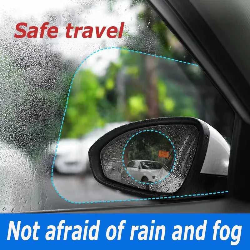 Car Rainproof Film Anti Fog Car Sticker Car Mirror Window Clear Film Rain Proof Waterproof Film Auto Sticker Accessories