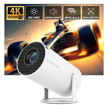 Projektor 4K PRO  - Android 11, Dual WiFi6, 260ANSI, BT5.0, Heimkino, Outdoor