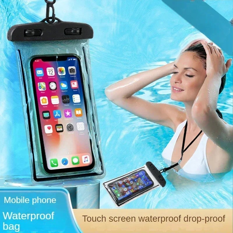 Wasserdichte Handytasche: Unterwasser-Drybag für Wassersport, Strand, Pool, Skifahren – 6,7 Zoll