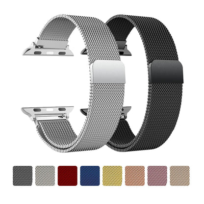 Milanese Armband für Apple Watch – Für Ultra 2, Series 1-9, 38mm bis 49mm, Armband für iWatch