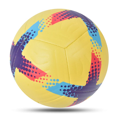 Neueste Standardgröße 5 Fußball: Maschinen-genäht aus PU-Material für Training und Matches