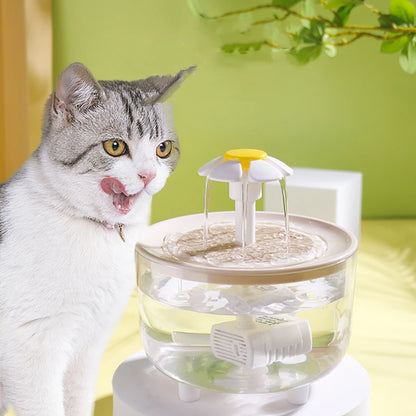 1,5L Haustier-Wasserbrunnen – Automatischer Filter, USB-betrieben, leise Trinkschale für Katzen und Hunde mit Zirkulationsfunktion!