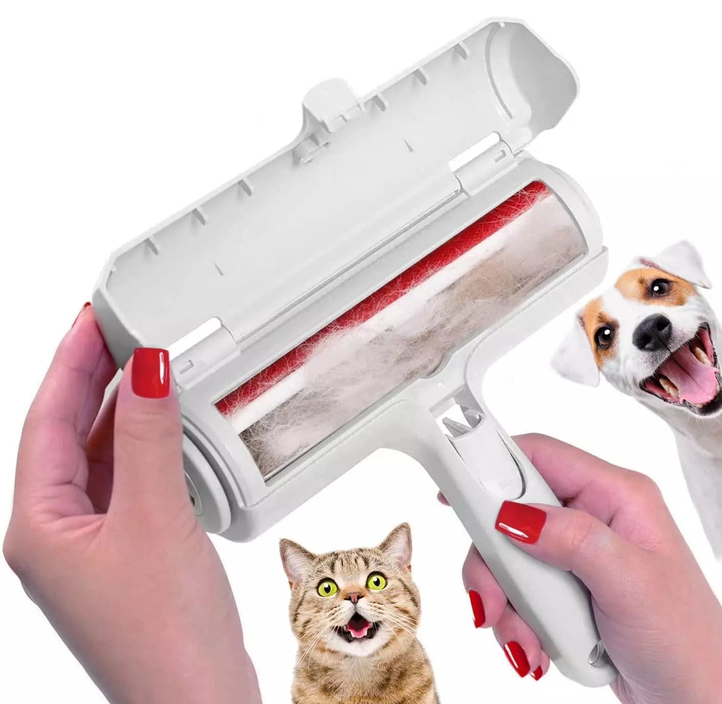 Pet Hair Remover Roller - Selbstreinigend, Effizient für Möbel